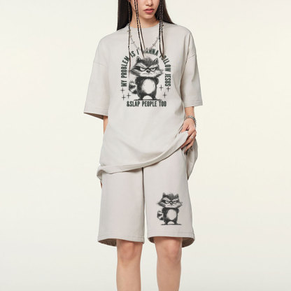 I Wanna Follow Jesus Christian Washed T-Shirt & Shorts