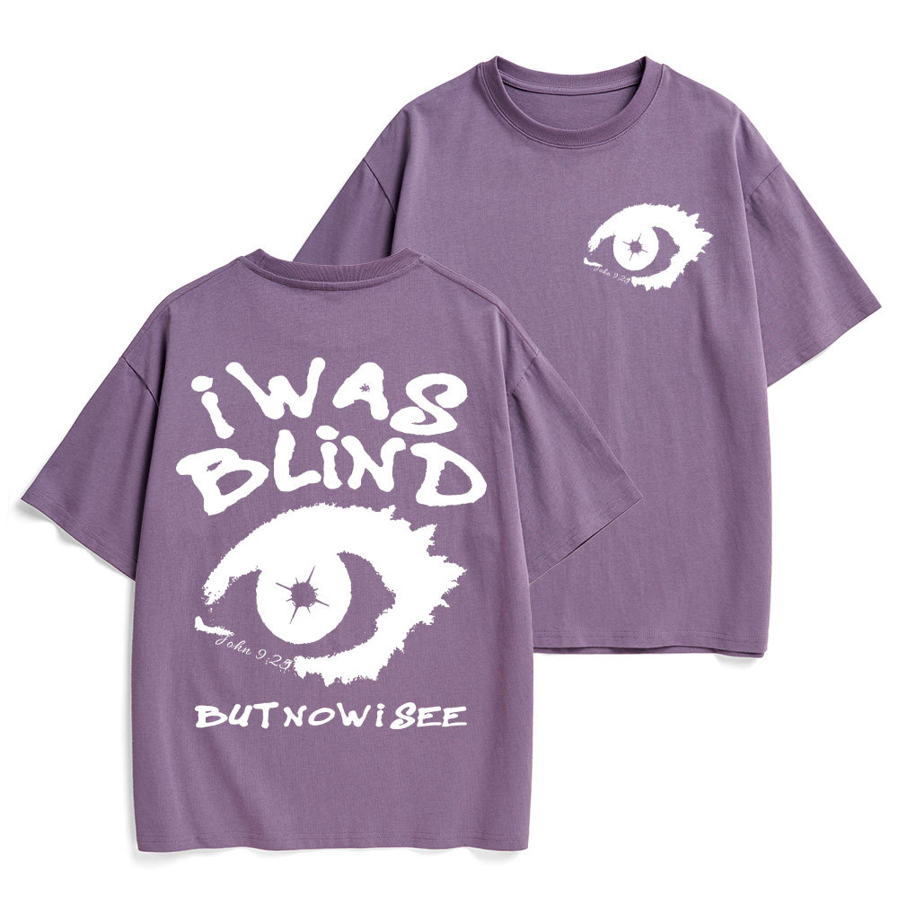 I Was Blind But Now I See Christian Heavy Cotton T-Shirt