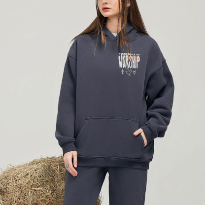 I Was Built To Worship Christian Fleece Hoodie Set