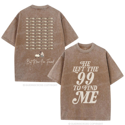 I Was Lost But Now I'm Found Christian Washed T-Shirt