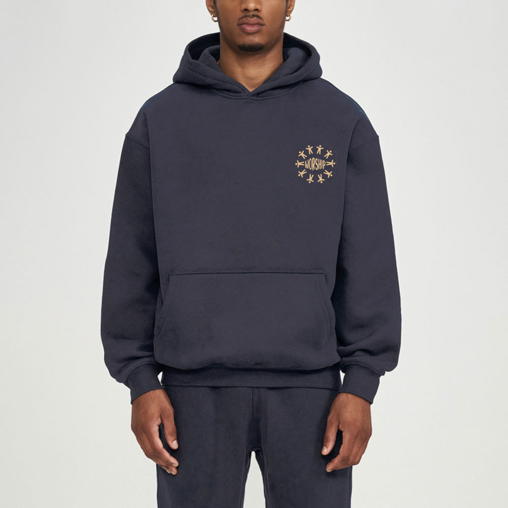 I Was Made To Worship Christian Fleece Hoodie Set