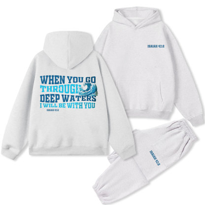 I Will Be With You Christian Premium Fleece Hoodie Set
