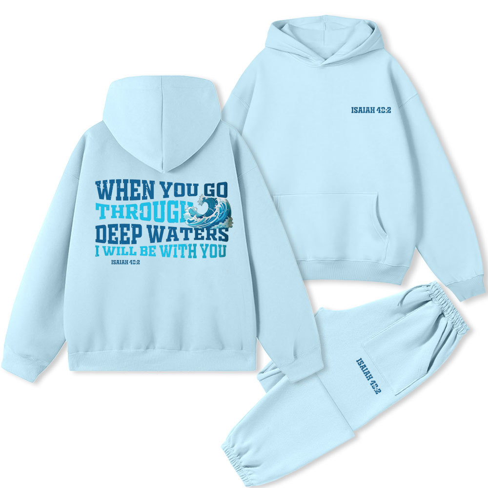 I Will Be With You Christian Premium Fleece Hoodie Set