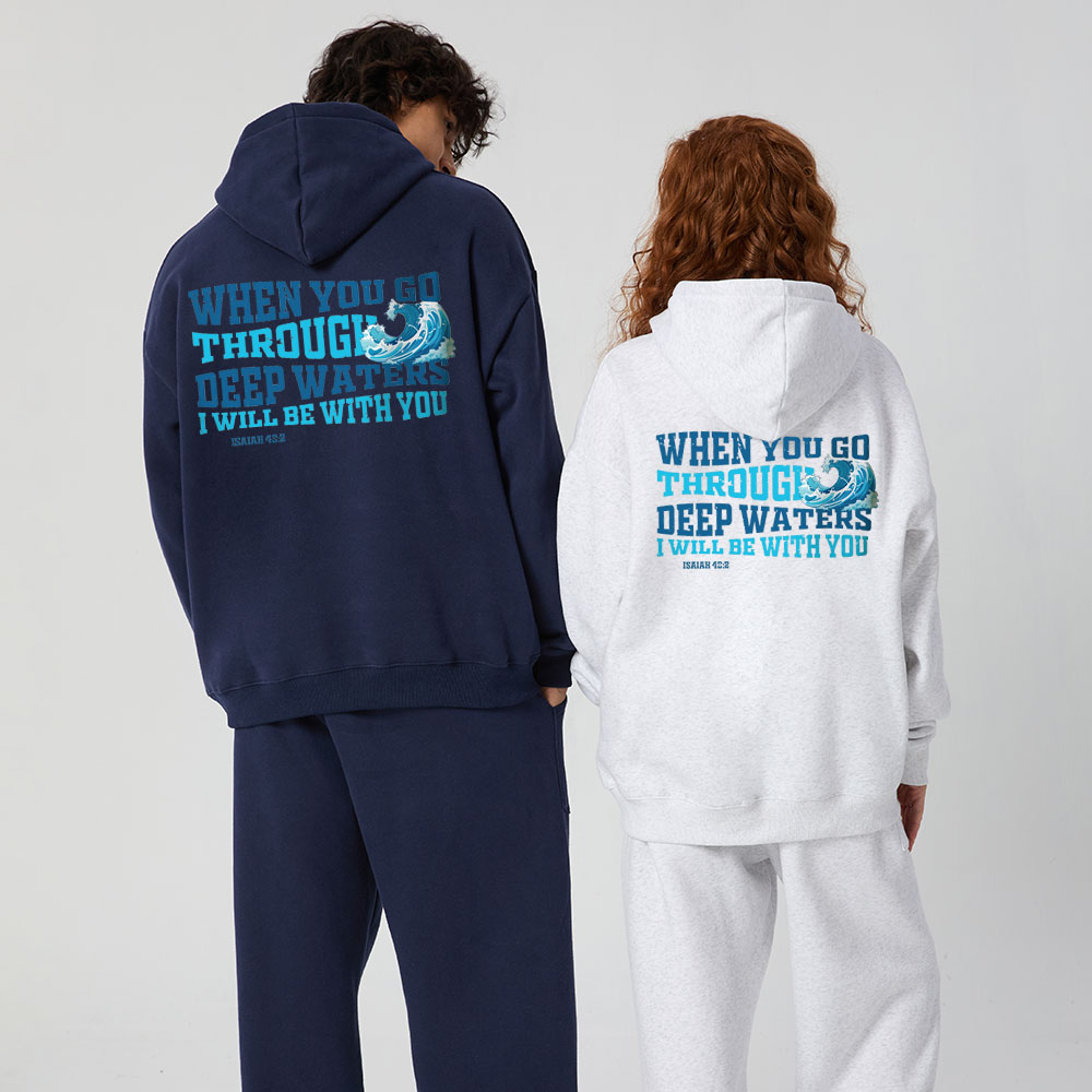 I Will Be With You Christian Premium Fleece Hoodie Set