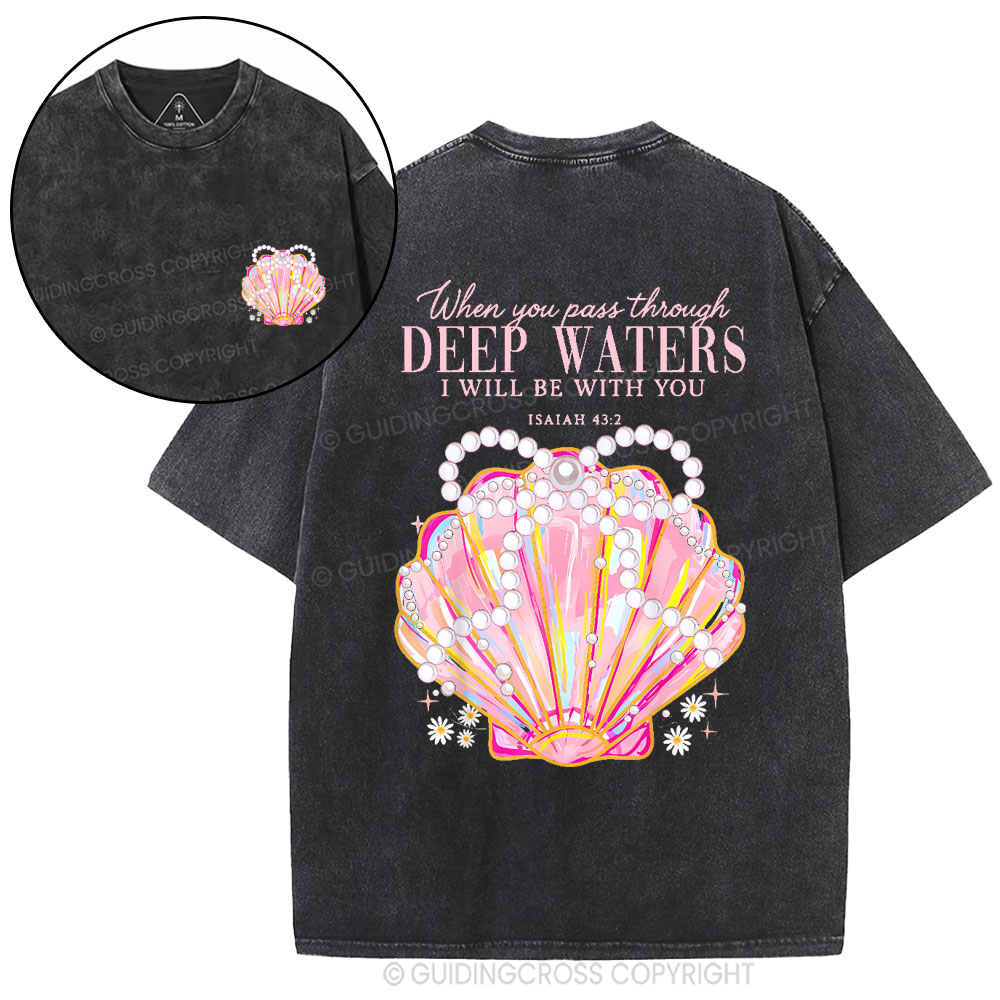 I Will Be With You Christian Washed T-Shirt