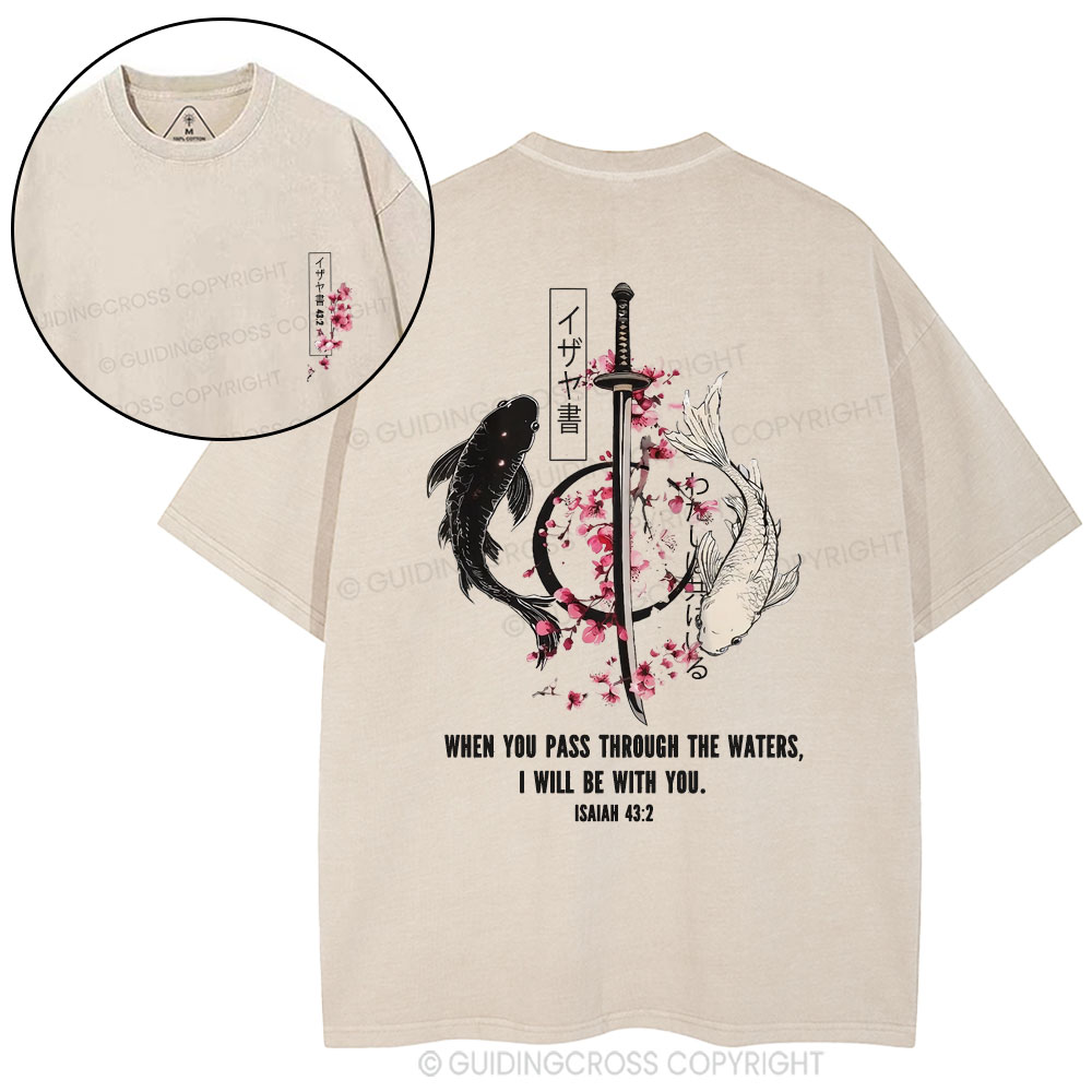 I Will Be With You Christian Washed T-Shirt
