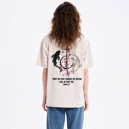 I Will Be With You Christian Washed T-Shirt