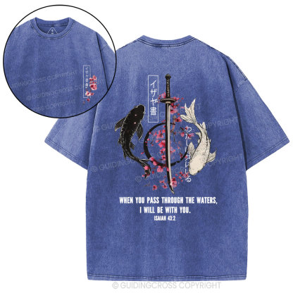 I Will Be With You Christian Washed T-Shirt