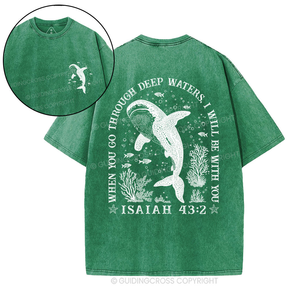 I Will Be With You Christian Washed T-Shirt