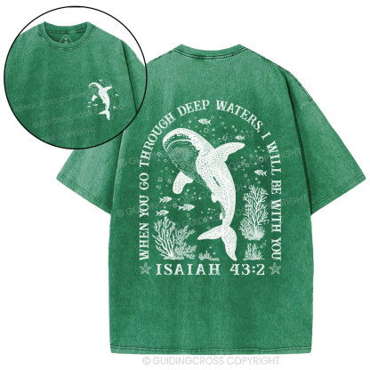 I Will Be With You Christian Washed T-Shirt