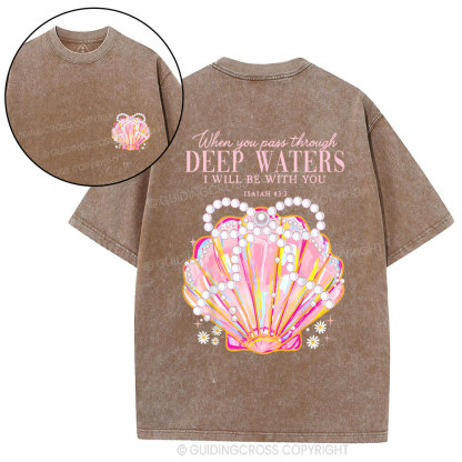 I Will Be With You Christian Washed T-Shirt