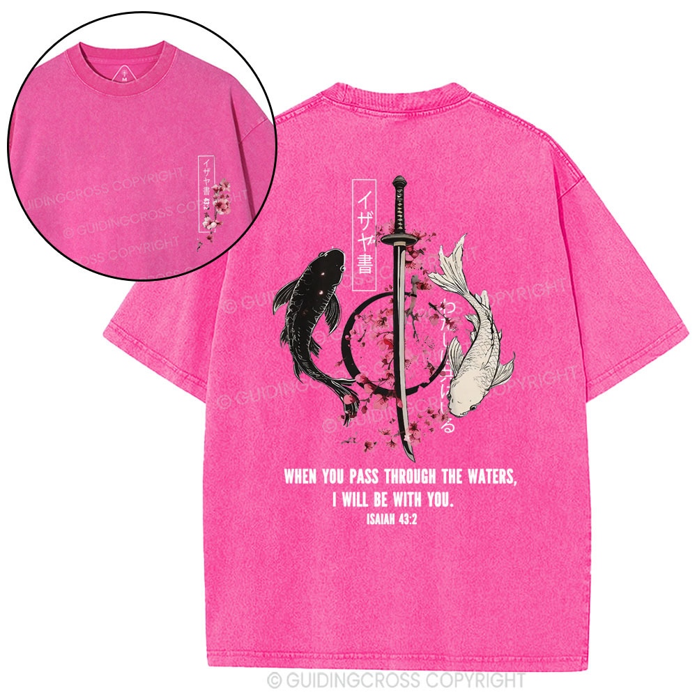 I Will Be With You Christian Washed T-Shirt