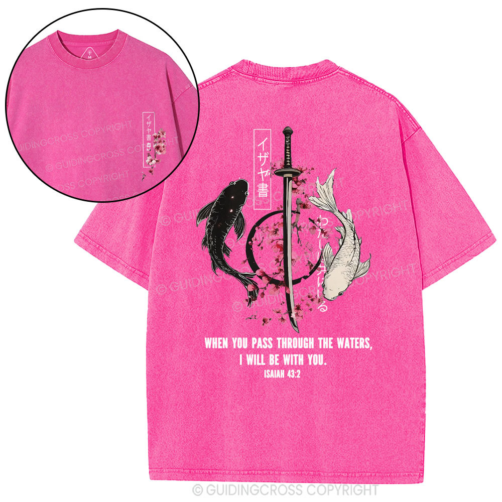 I Will Be With You Christian Washed T-Shirt