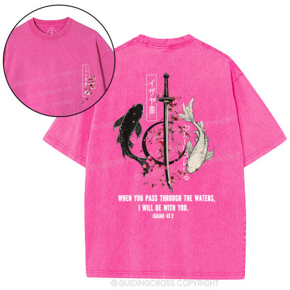 I Will Be With You Christian Washed T-Shirt