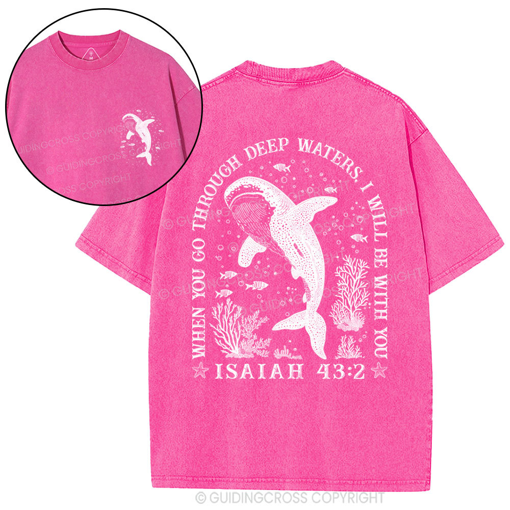 I Will Be With You Christian Washed T-Shirt