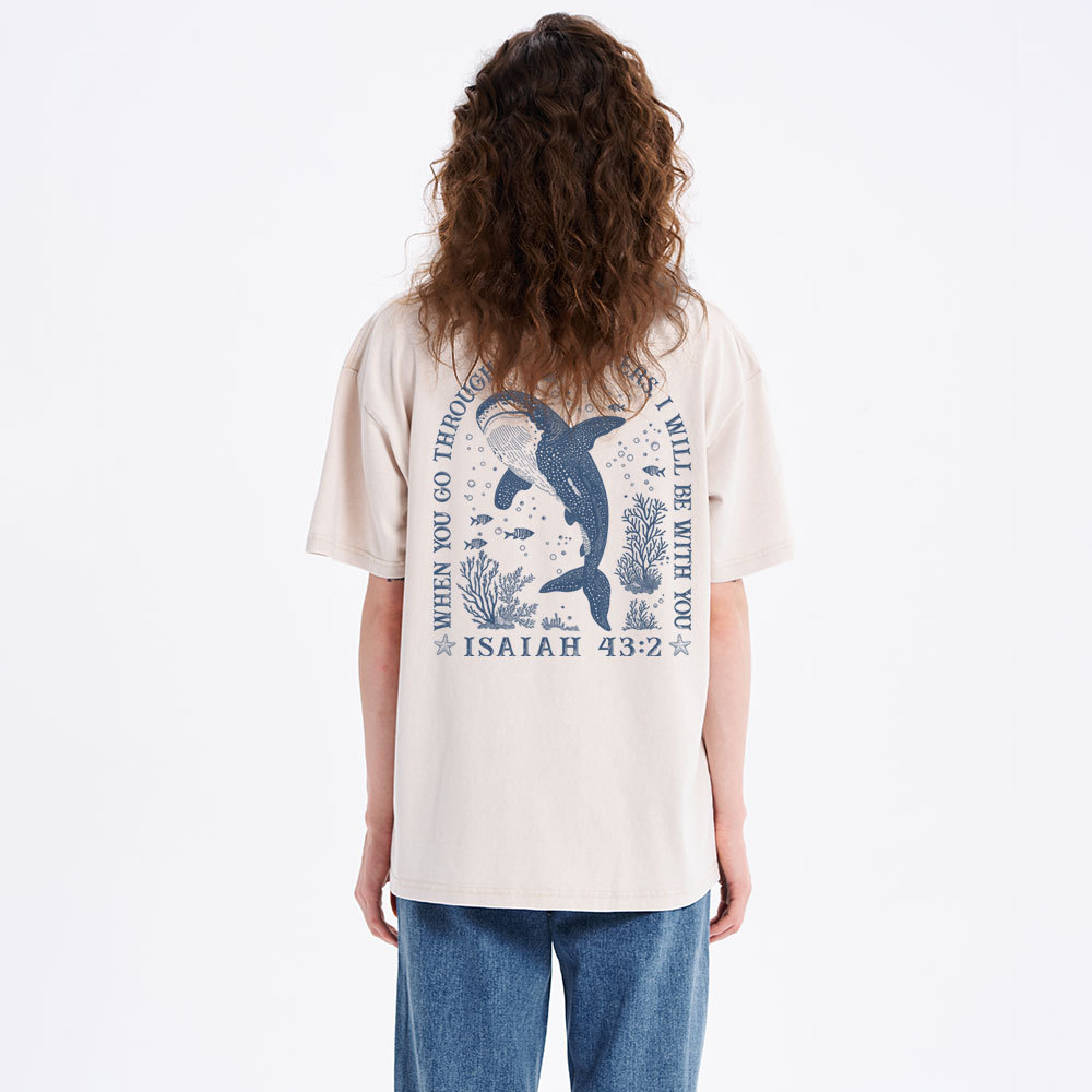 I Will Be With You Christian Washed T-Shirt
