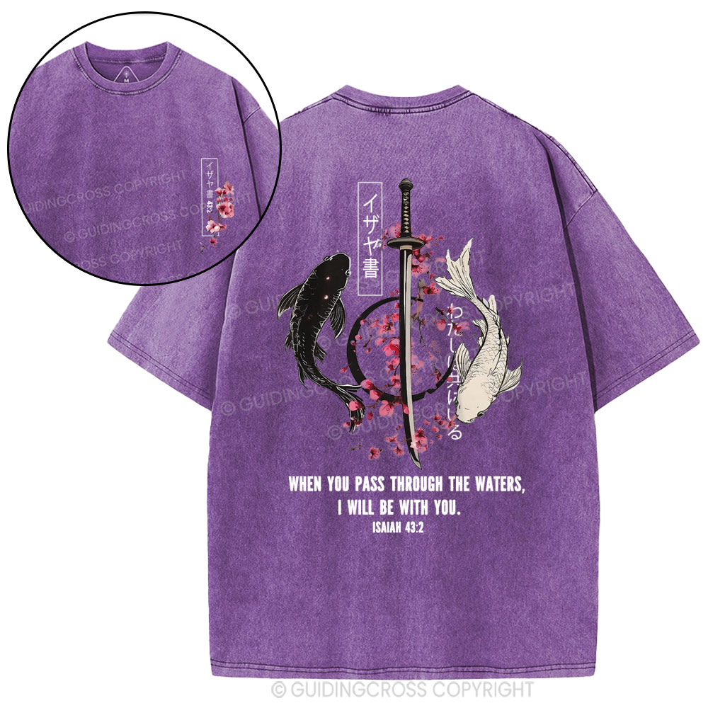 I Will Be With You Christian Washed T-Shirt