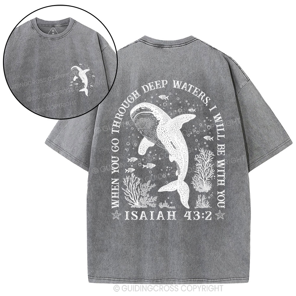 I Will Be With You Christian Washed T-Shirt