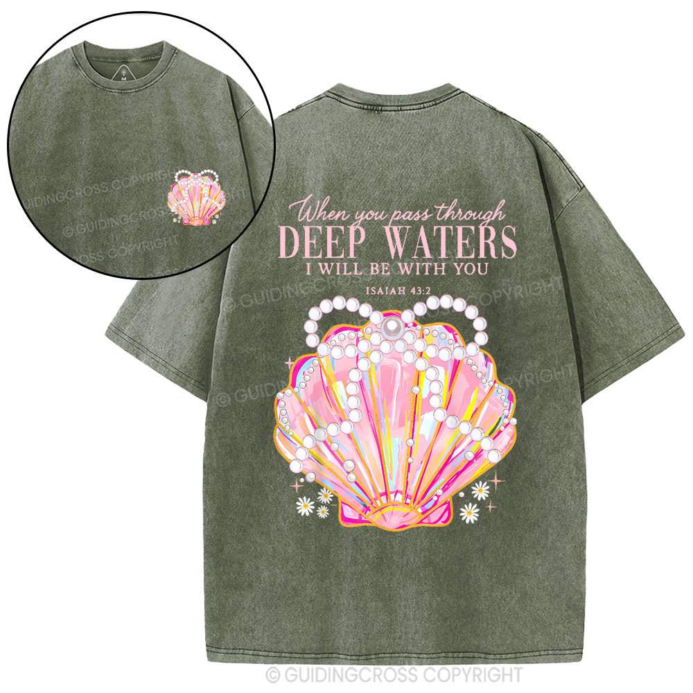 I Will Be With You Christian Washed T-Shirt