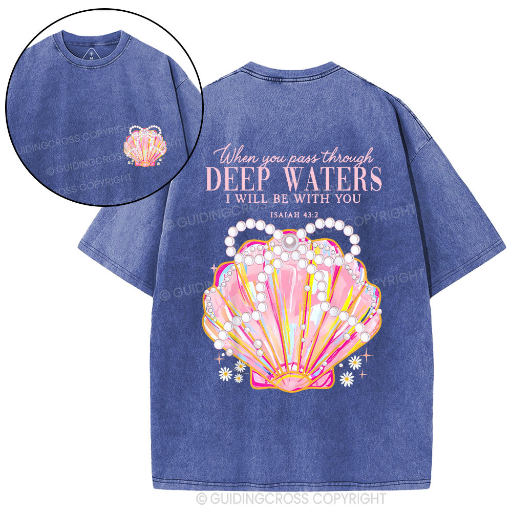 I Will Be With You Christian Washed T-Shirt