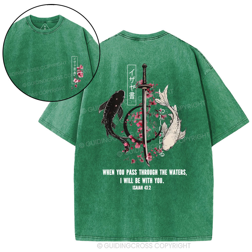 I Will Be With You Christian Washed T-Shirt
