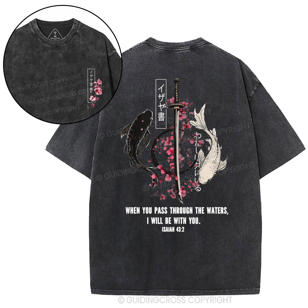 I Will Be With You Christian Washed T-Shirt