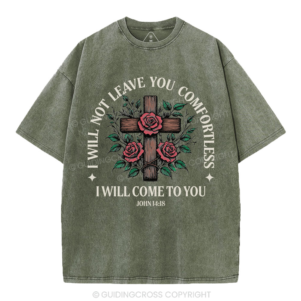 I Will Come To You Christian Washed T-Shirt