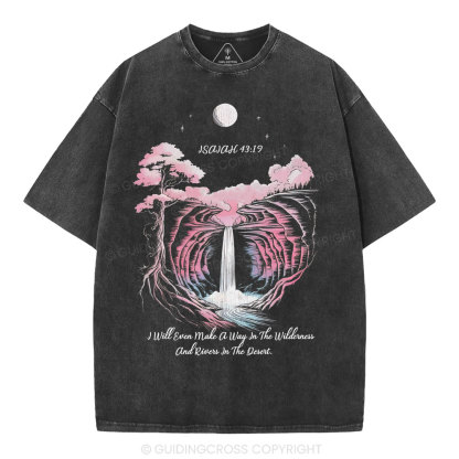 I Will Even Make A Way Christian Washed T-Shirt