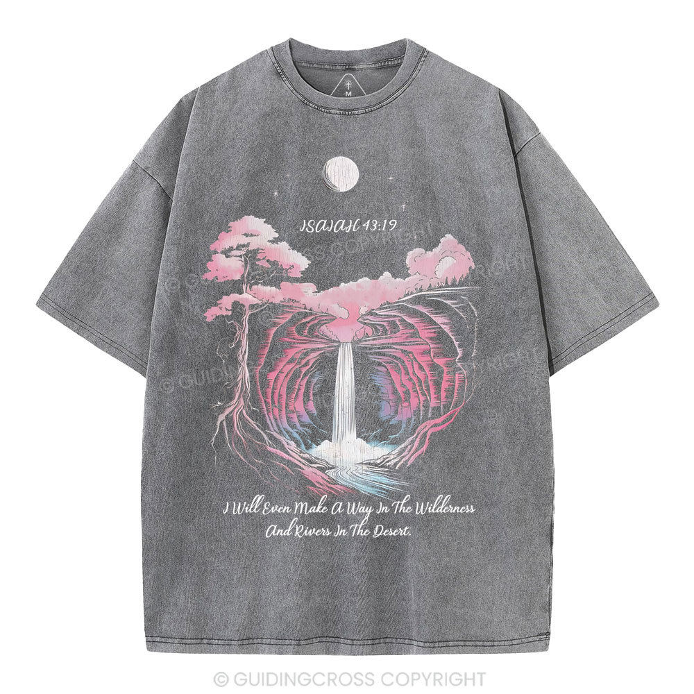 I Will Even Make A Way Christian Washed T-Shirt