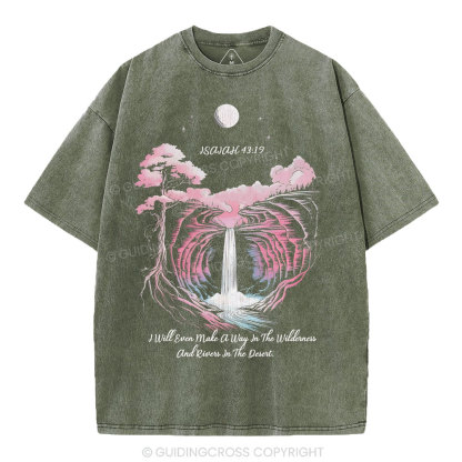 I Will Even Make A Way Christian Washed T-Shirt