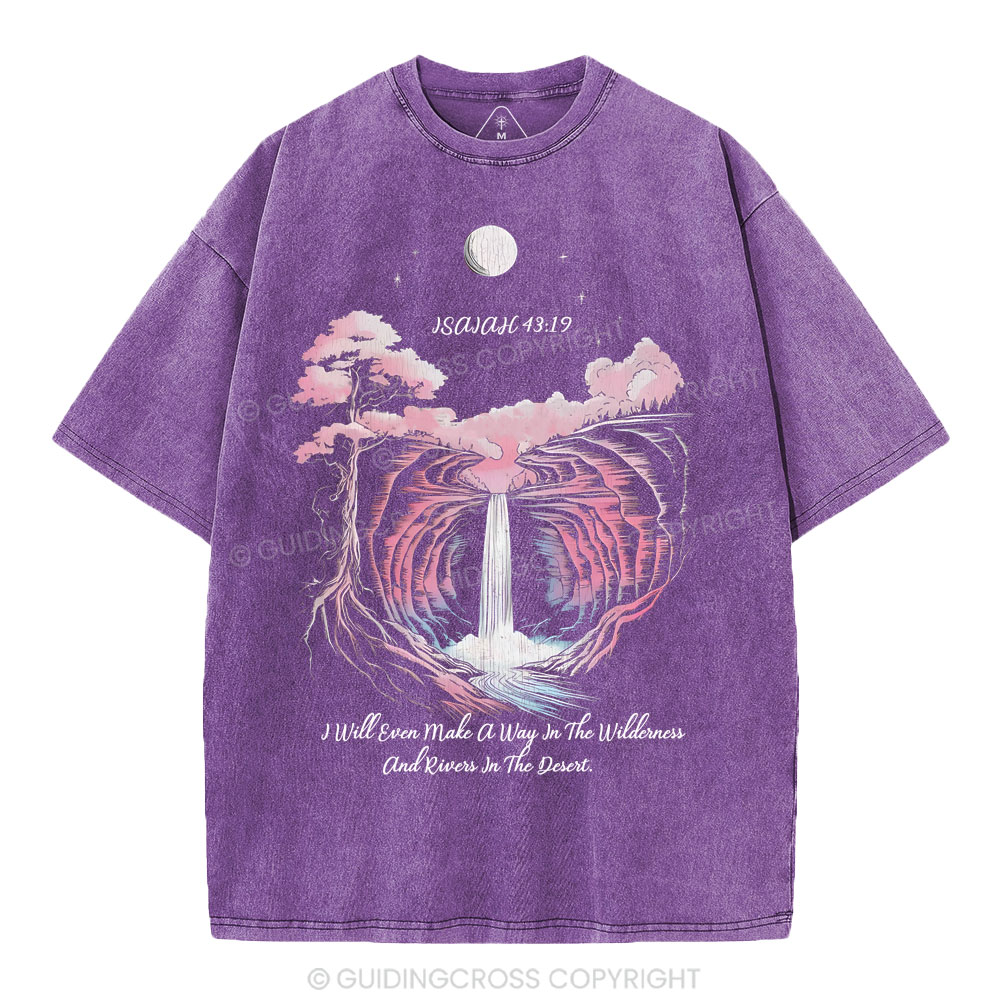 I Will Even Make A Way Christian Washed T-Shirt