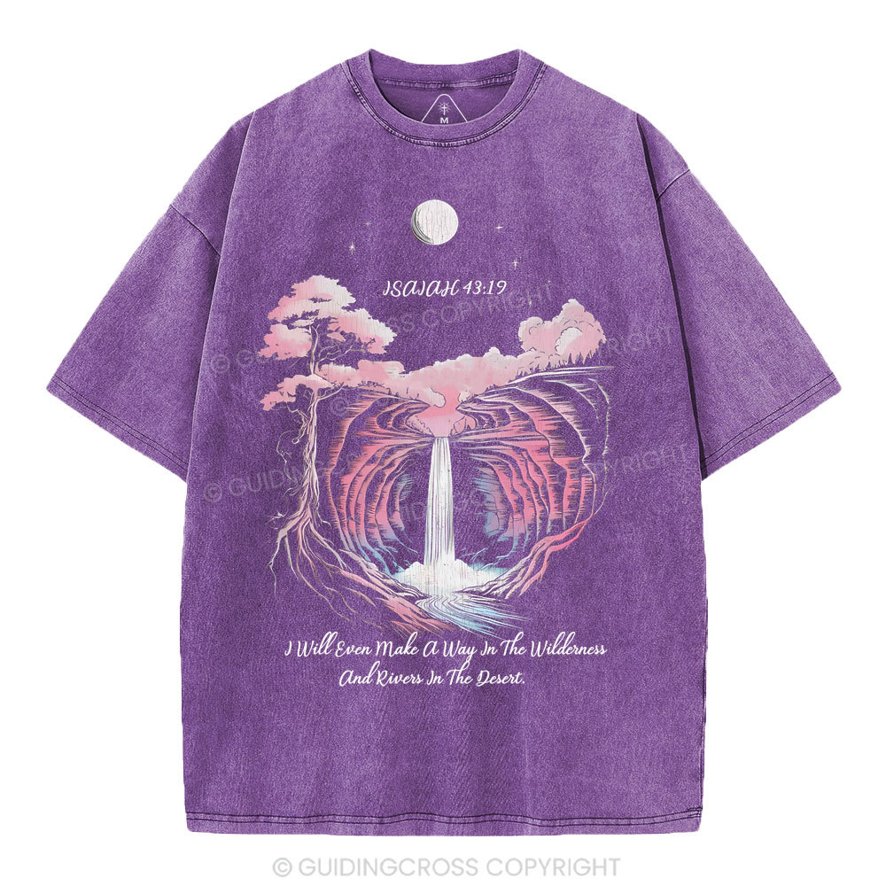 I Will Even Make A Way Christian Washed T-Shirt