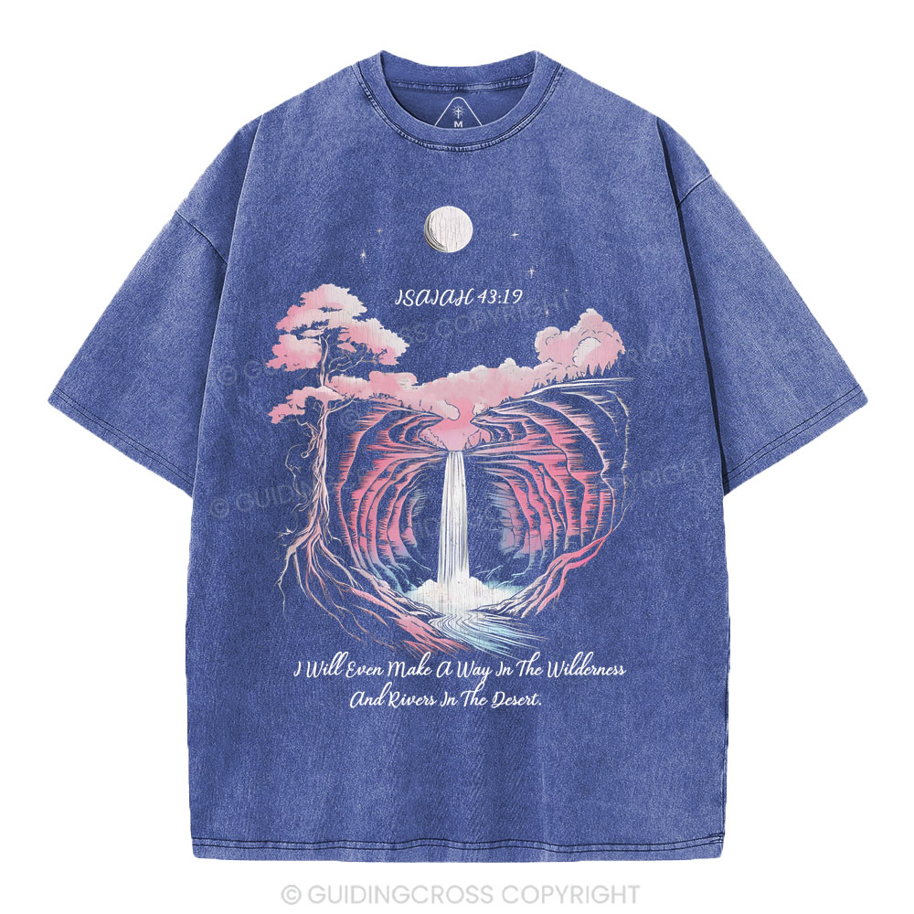 I Will Even Make A Way Christian Washed T-Shirt