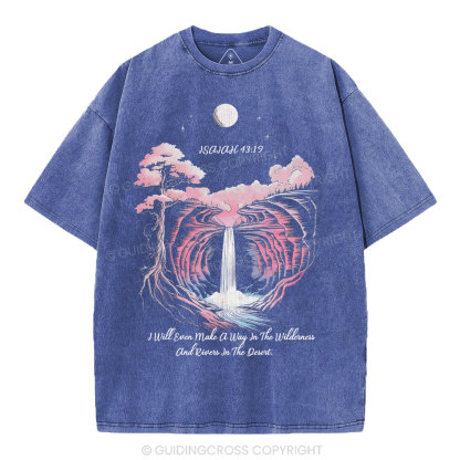 I Will Even Make A Way Christian Washed T-Shirt