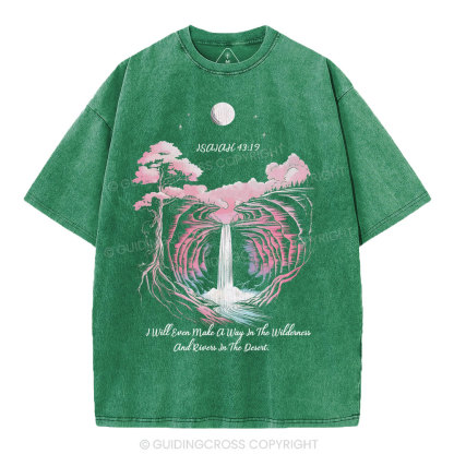 I Will Even Make A Way Christian Washed T-Shirt