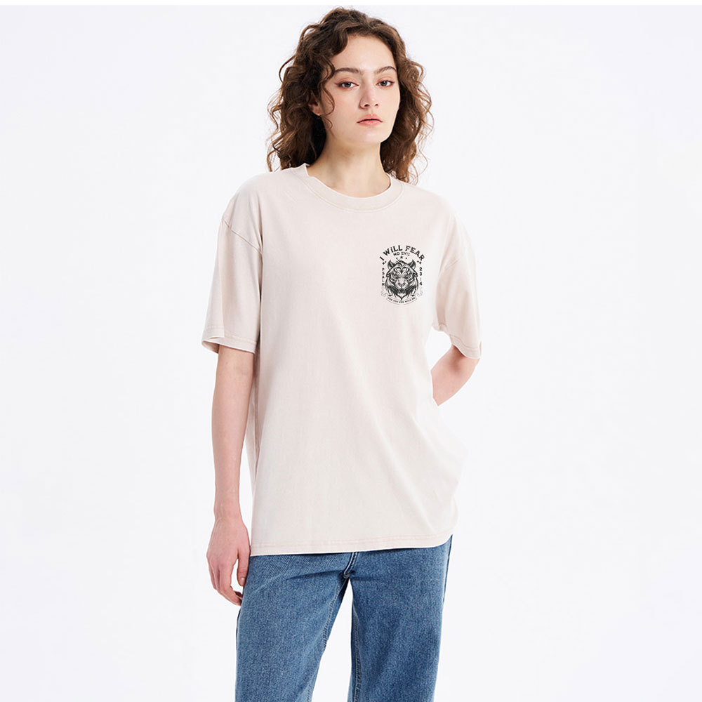I Will Fear No Evil Christian Washed T-Shirt