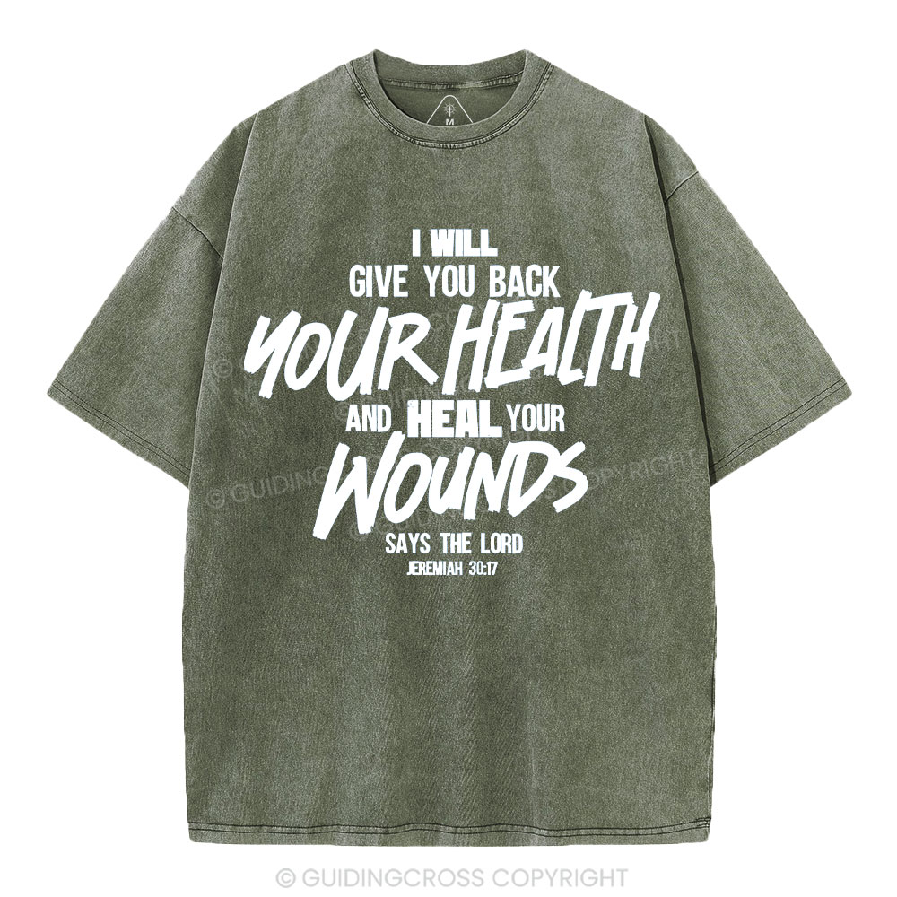 I Will Give You Back Christian Washed T-Shirt