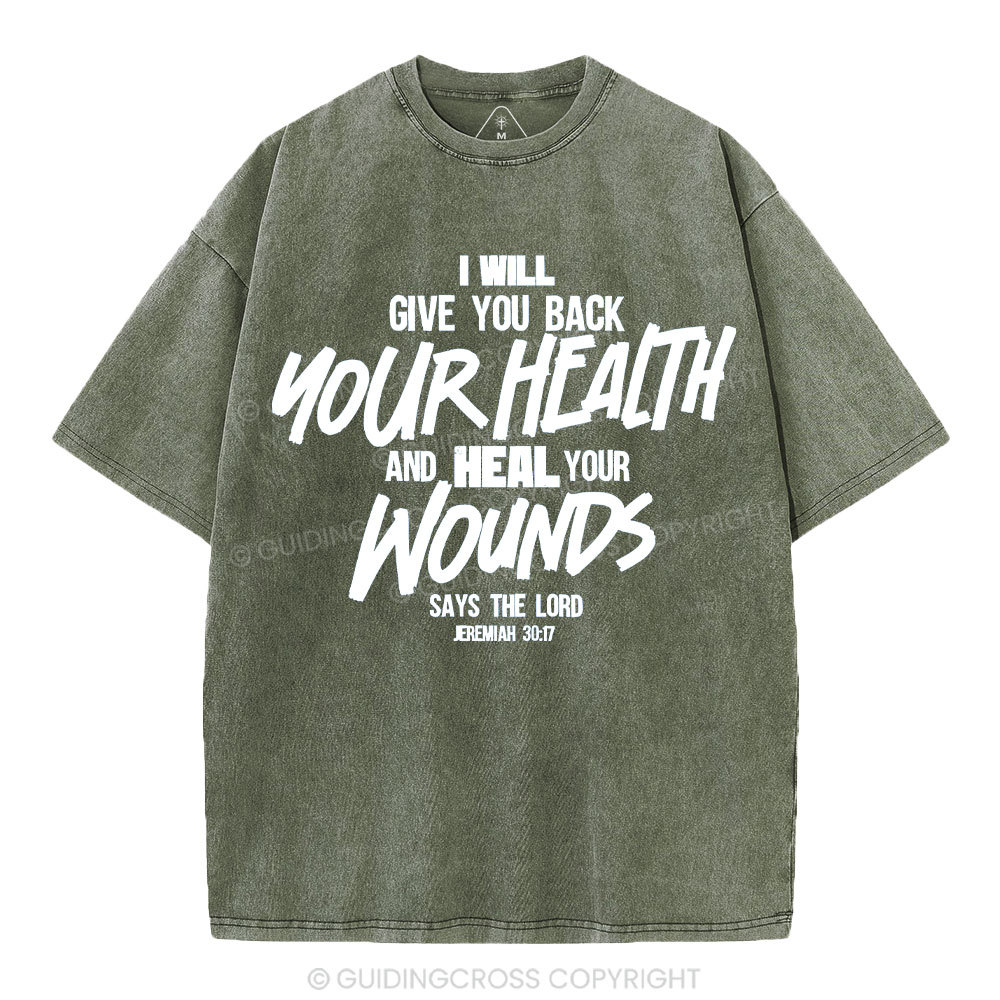 I Will Give You Back Christian Washed T-Shirt