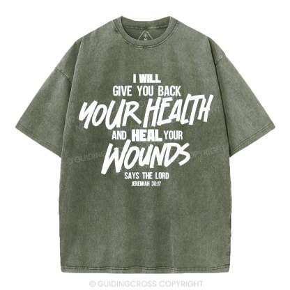 I Will Give You Back Christian Washed T-Shirt