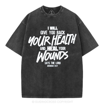 I Will Give You Back Christian Washed T-Shirt