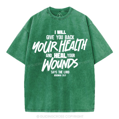I Will Give You Back Christian Washed T-Shirt