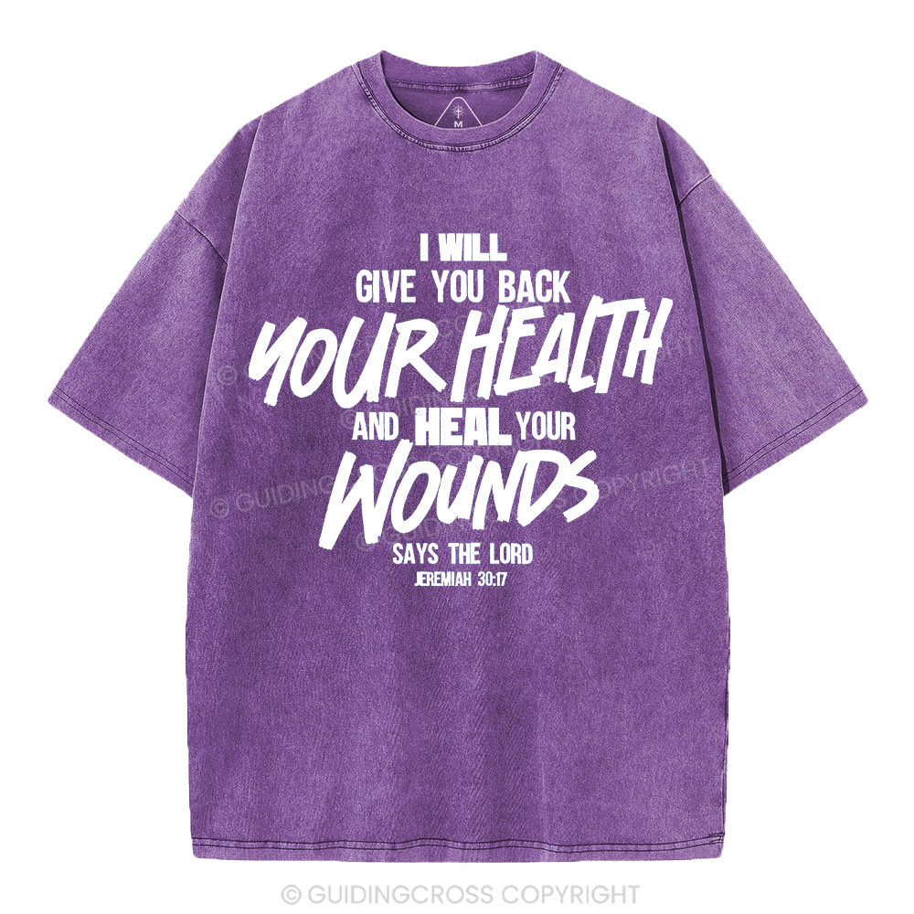 I Will Give You Back Christian Washed T-Shirt