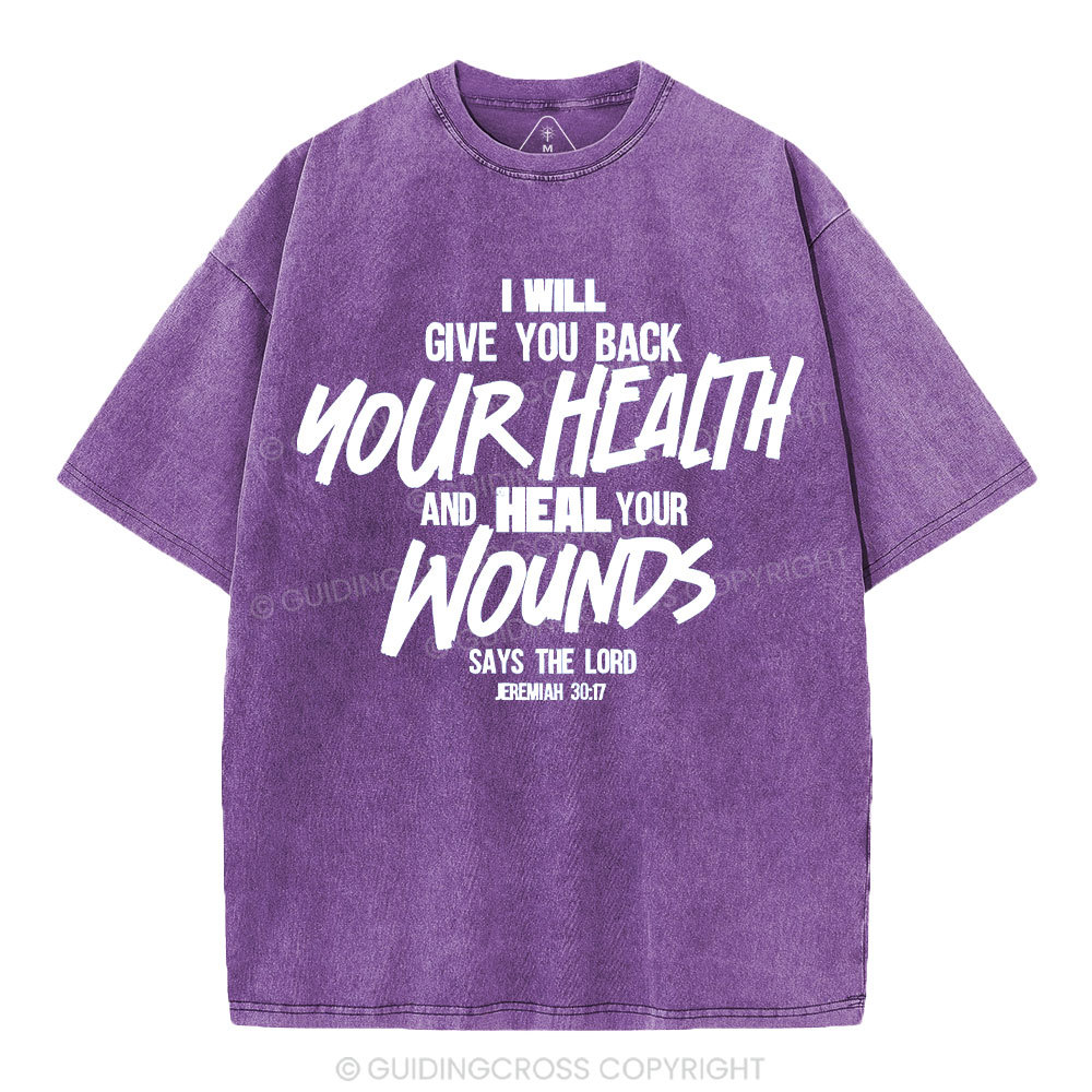I Will Give You Back Christian Washed T-Shirt