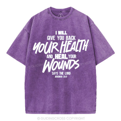 I Will Give You Back Christian Washed T-Shirt