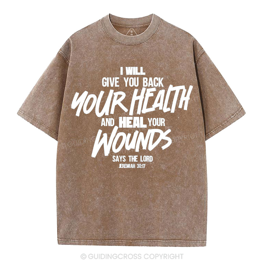 I Will Give You Back Christian Washed T-Shirt