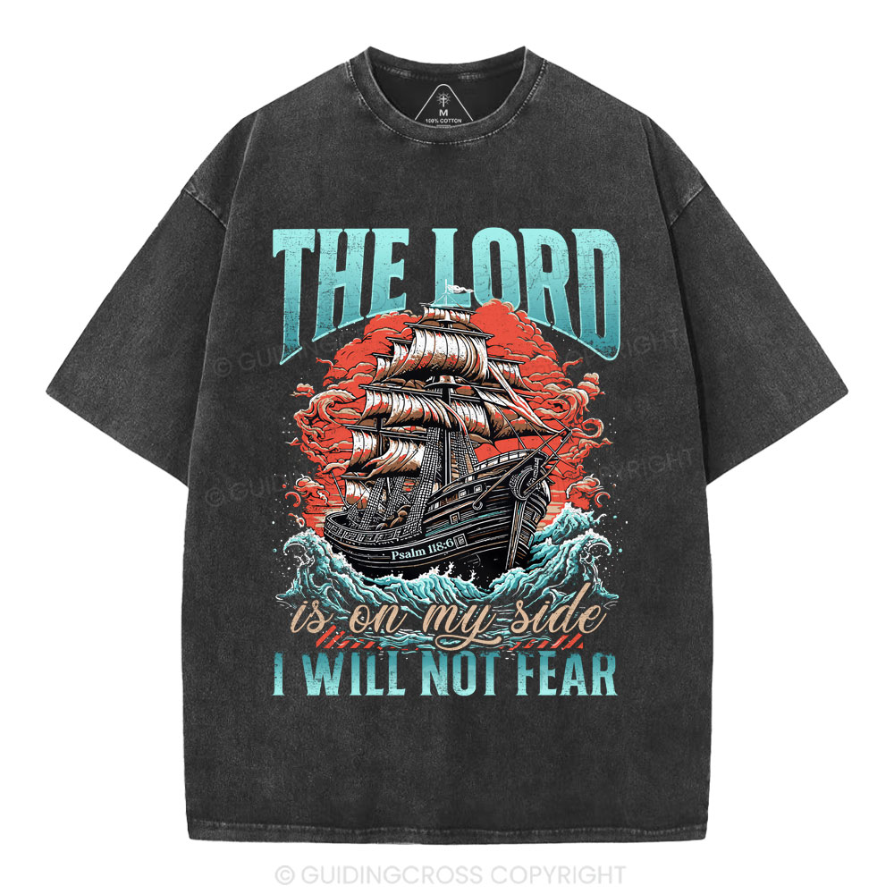 I Will Not Fear Christian Washed T-Shirt