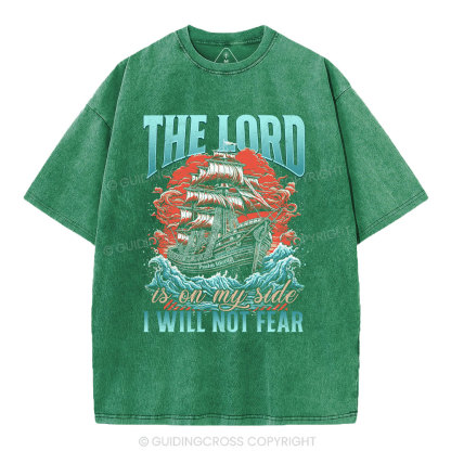 I Will Not Fear Christian Washed T-Shirt