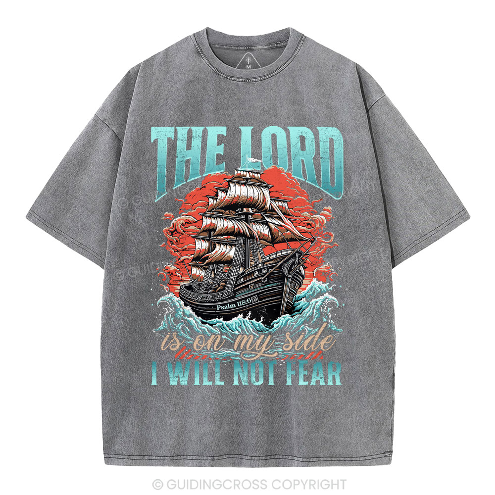 I Will Not Fear Christian Washed T-Shirt