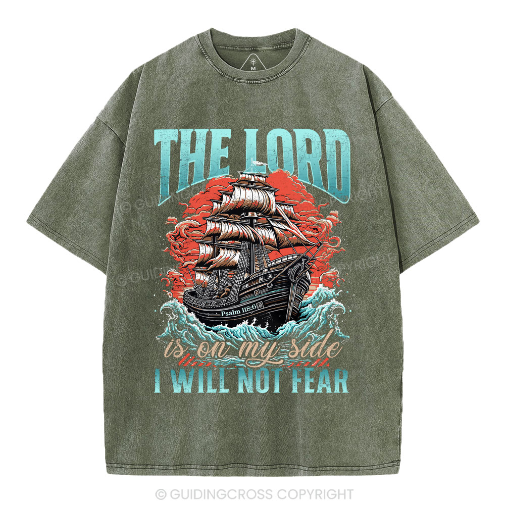I Will Not Fear Christian Washed T-Shirt