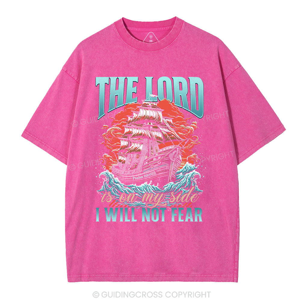 I Will Not Fear Christian Washed T-Shirt